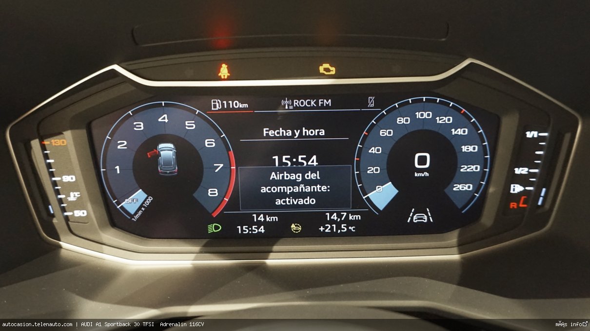 Audi A1 Sportback 30 TFSI  Adrenalin 116CV Gasolina kilometro 0 de ocasión 9
