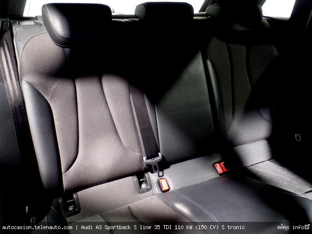 Audi A3 sportback S line 35 TDI 110 kW (150 CV) S tronic  de segunda mano 11