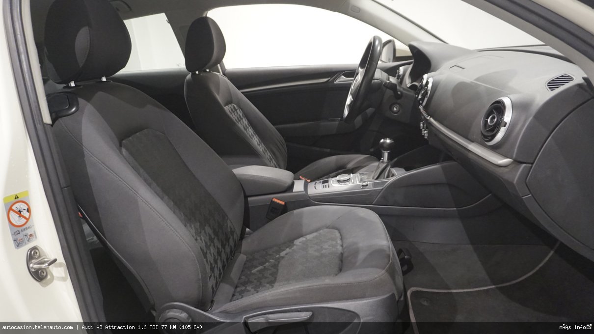 Audi A3 Attraction 1.6 TDI 77 kW (105 CV)  de segunda mano 7