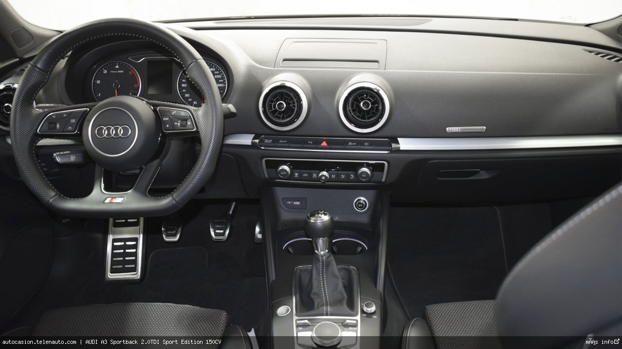 Audi A3 Sportback 2.0TDI Sport Edition 150CV Diesel seminuevo de segunda mano 7