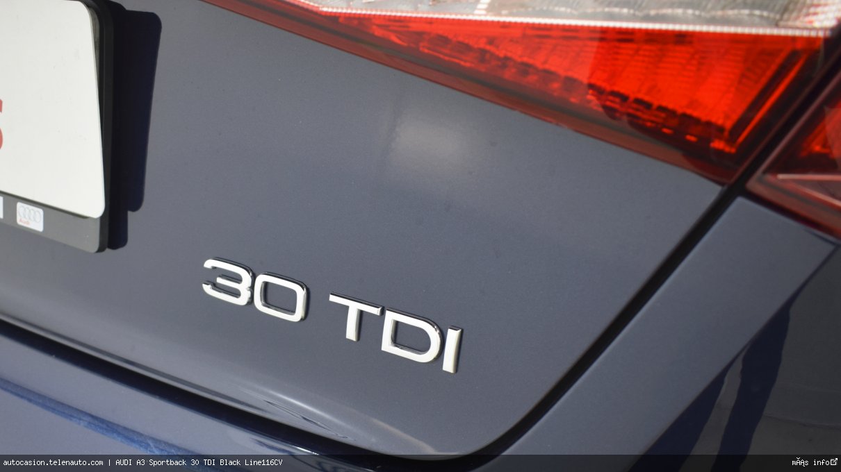 Audi A3 Sportback 30 TDI Black Line116CV Diesel de segunda mano 7