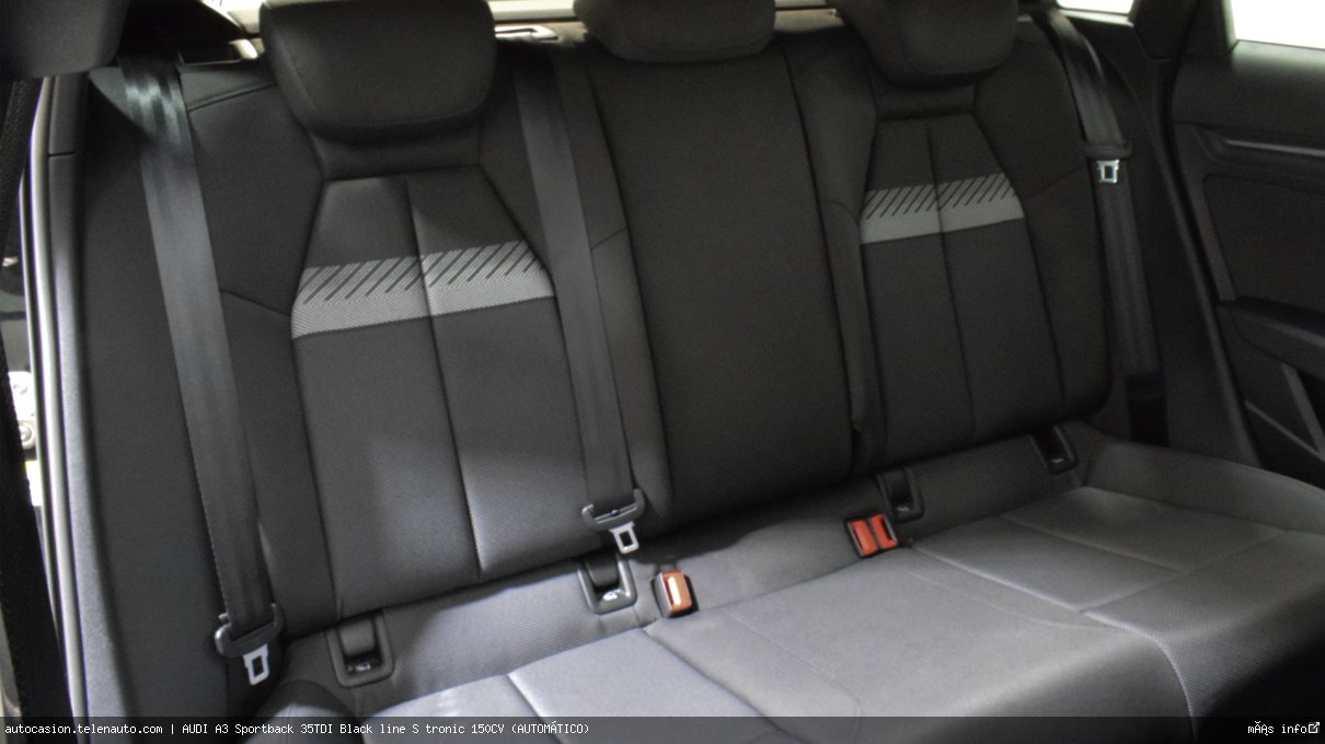 Audi A3 Sportback 35TDI Black line S tronic 150CV (AUTOMÁTICO) Diesel seminuevo de ocasión 12