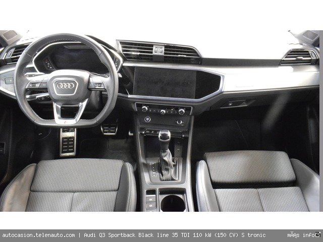 Audi Q3 sportback Black line 35 TDI 110 kW (150 CV) S tronic  seminuevo de segunda mano 8