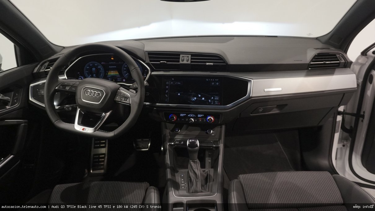 Audi Q3 tfsie Black line 45 TFSI e 180 kW (245 CV) S tronic Híbrido Electro/Gasolina kilometro 0 de segunda mano 8