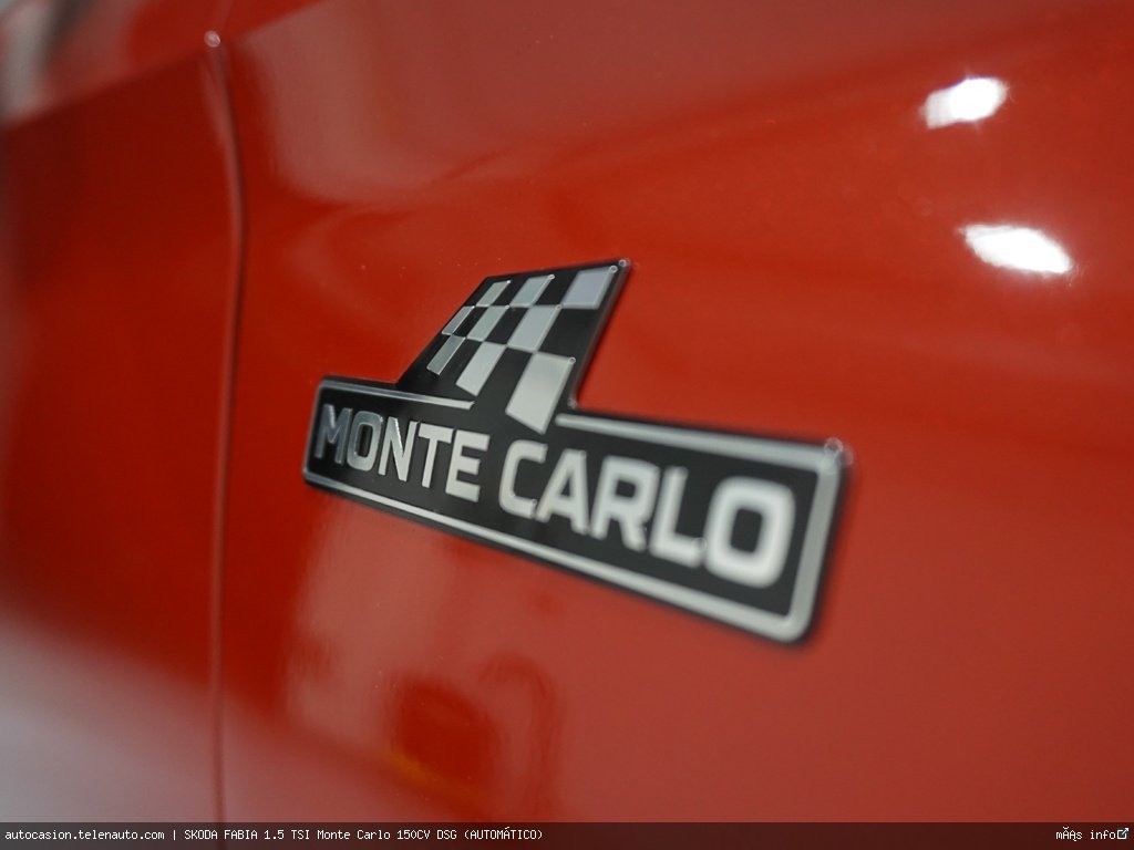 Skoda Fabia 1.5 TSI Monte Carlo 150CV DSG (AUTOMÁTICO) Gasolina kilometro 0 de ocasión 4