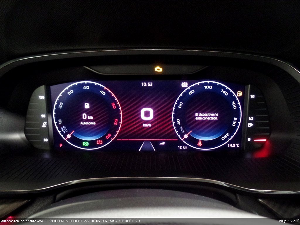 Skoda Octavia combi 2.0TDI RS DSG 200CV (AUTOMÁTICO) Diesel kilometro 0 de segunda mano 9