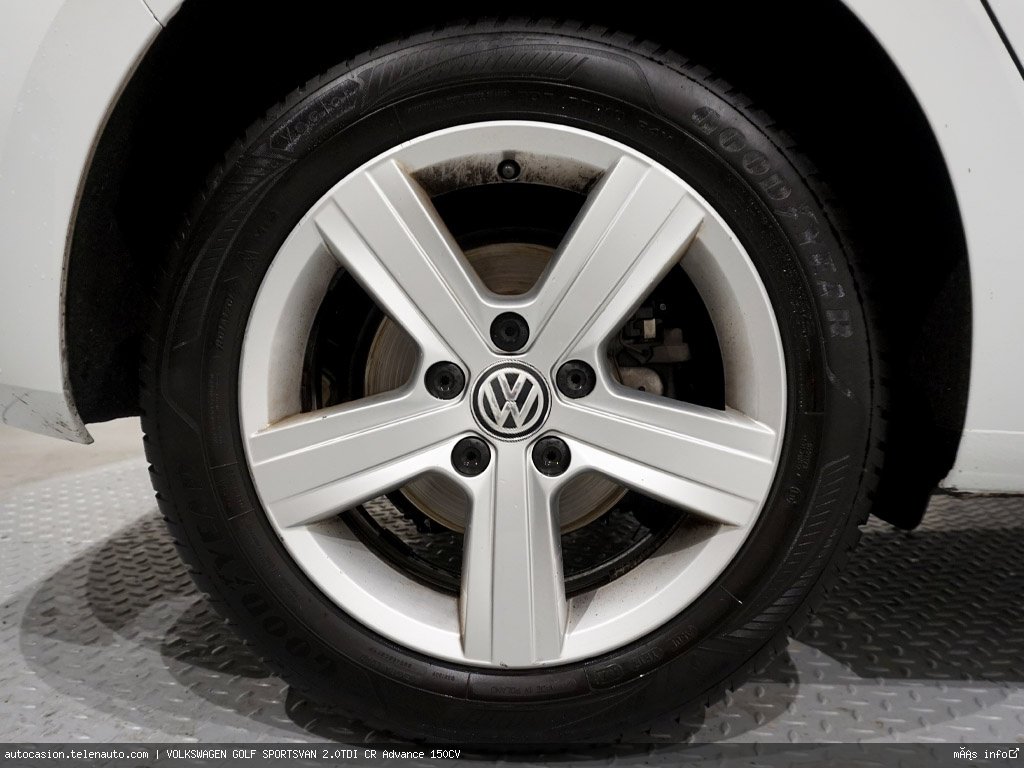 Volkswagen Golf sportsvan 2.0TDI CR Advance 150CV Diesel de segunda mano 10