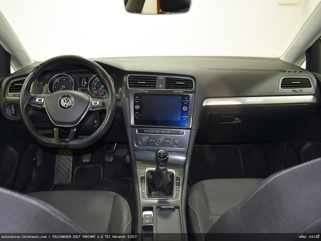 Volkswagen Golf variant 1.6 TDI Advance 115CV  Diesel de segunda mano 6