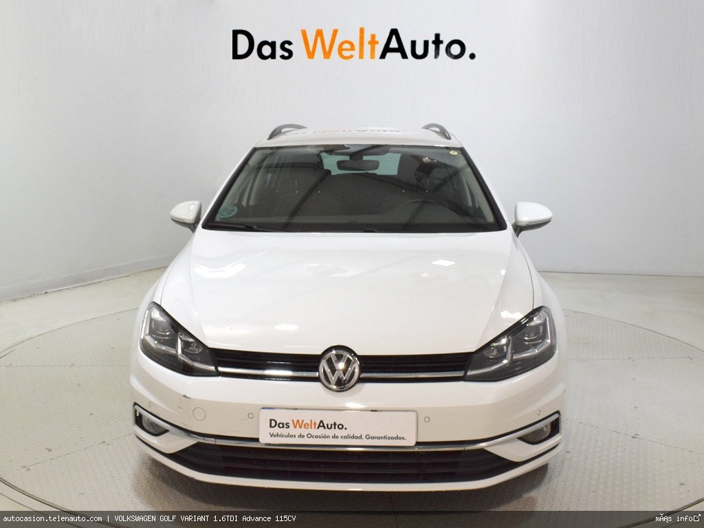 Volkswagen Golf variant 1.6TDI Advance 115CV Diesel seminuevo de ocasión 2