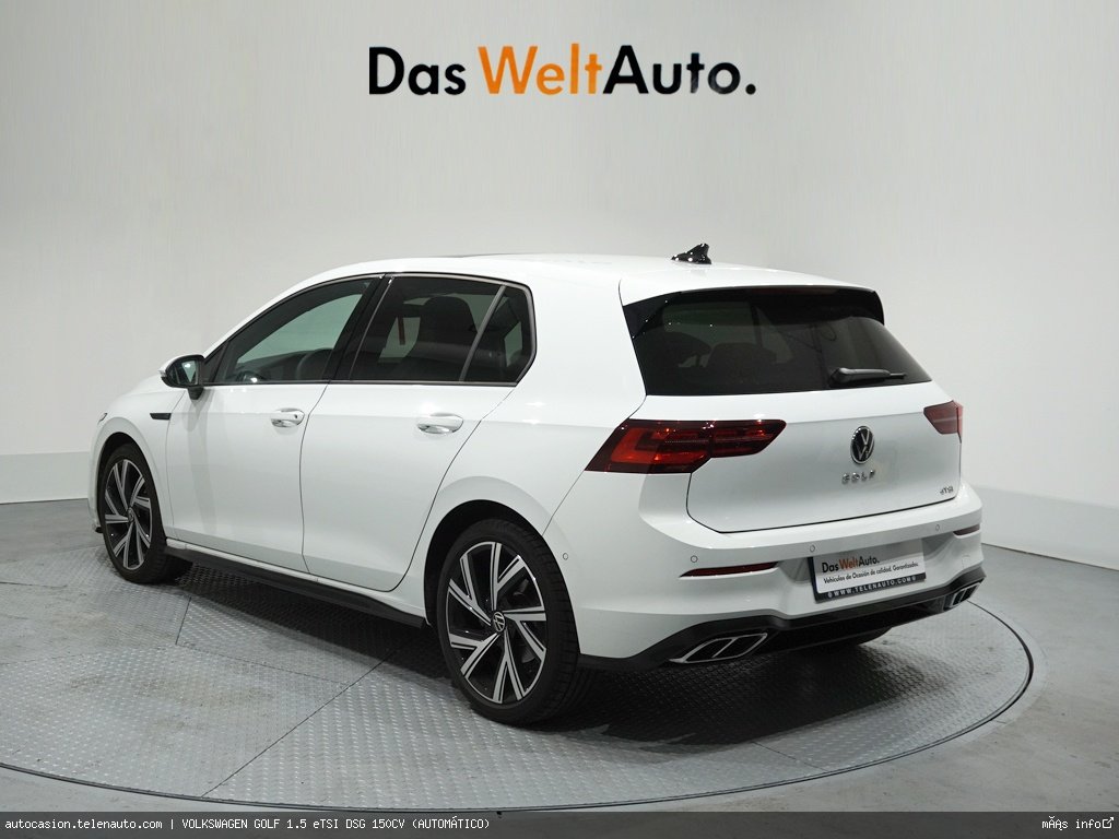 Volkswagen Golf 1.5 eTSI DSG 150CV (AUTOMÁTICO) Hibrido kilometro 0 de segunda mano 3