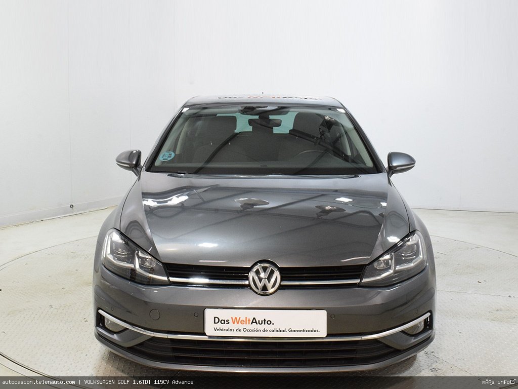 Volkswagen Golf 1.6TDI 115CV Advance Diesel de segunda mano 10