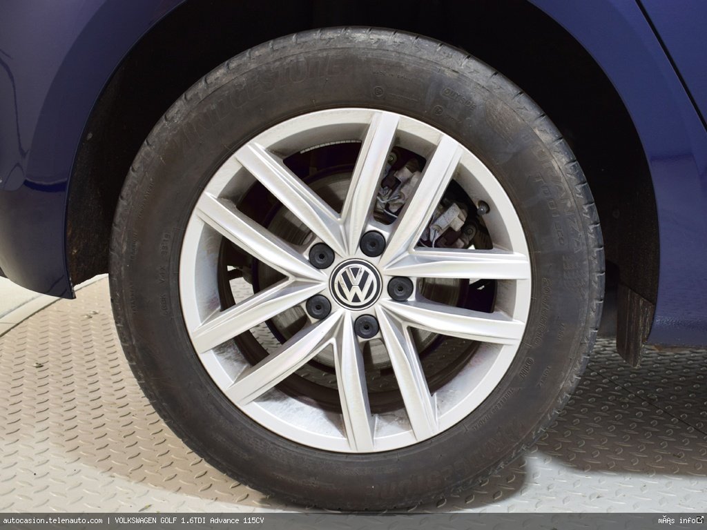 Volkswagen Golf 1.6TDI Advance 115CV Diesel kilometro 0 de segunda mano 13