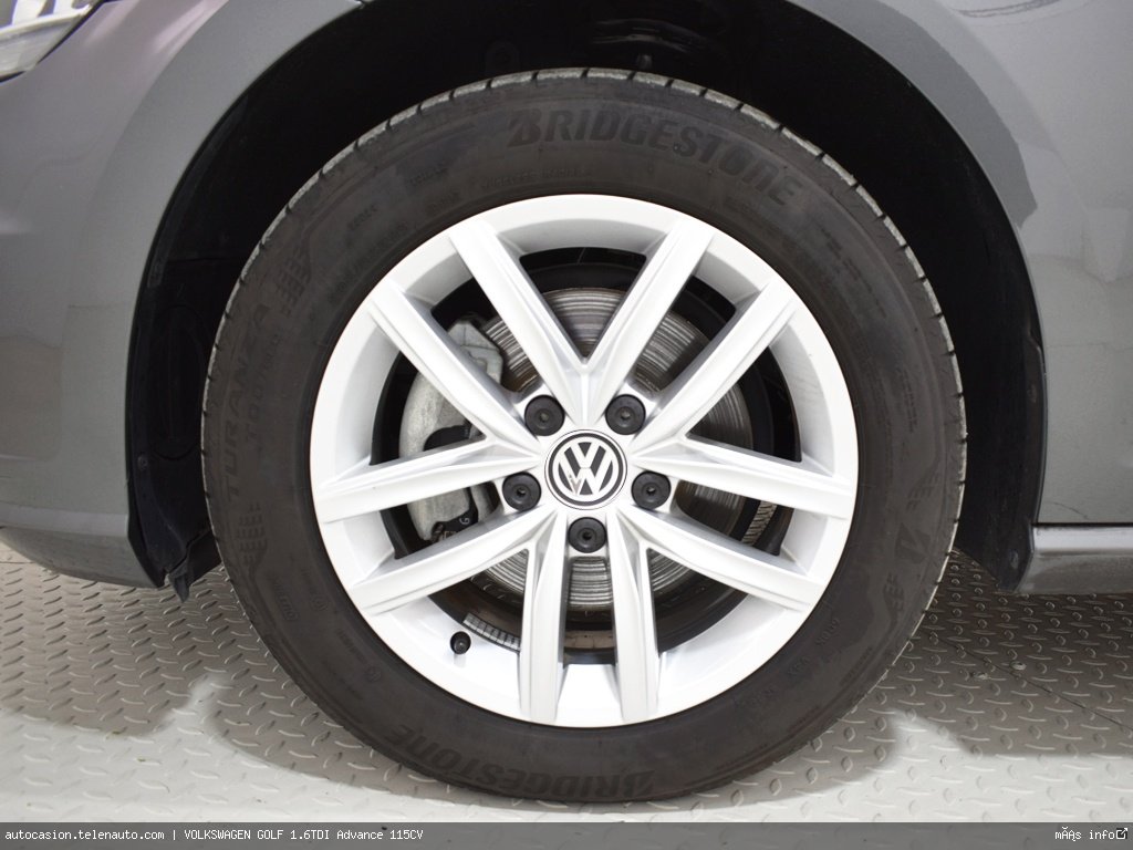 Volkswagen Golf 1.6TDI Advance 115CV Diesel kilometro 0 de segunda mano 4