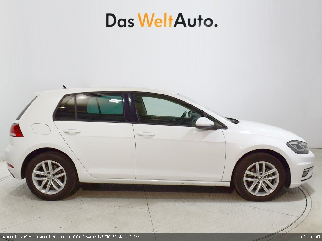 Volkswagen Golf Advance 1.6 TDI 85 kW (115 CV) Diésel de ocasión 3