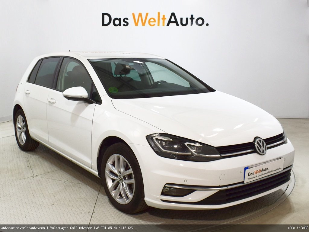 Volkswagen Golf Advance 1.6 TDI 85 kW (115 CV) Diésel de ocasión 1