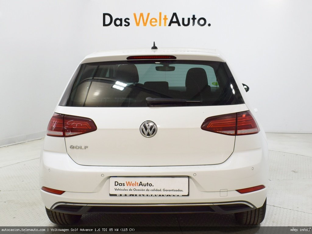 Volkswagen Golf Advance 1.6 TDI 85 kW (115 CV) Diésel de ocasión 5