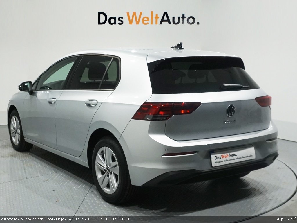 Volkswagen Golf Life 2.0 TDI 85 kW (115 CV) DSG Diésel kilometro 0 de ocasión 3