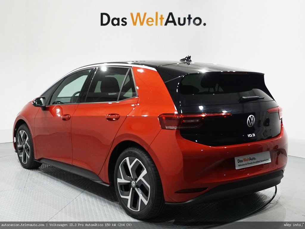 Volkswagen Id.3 Pro Automático 150 kW (204 CV) Eléctrico kilometro 0 de segunda mano 3