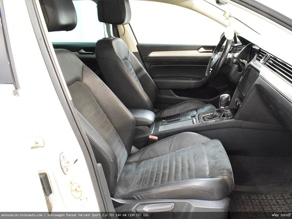 Volkswagen Passat variant Sport 2.0 TDI 140 kW (190 CV) DSG Diésel de ocasión 5