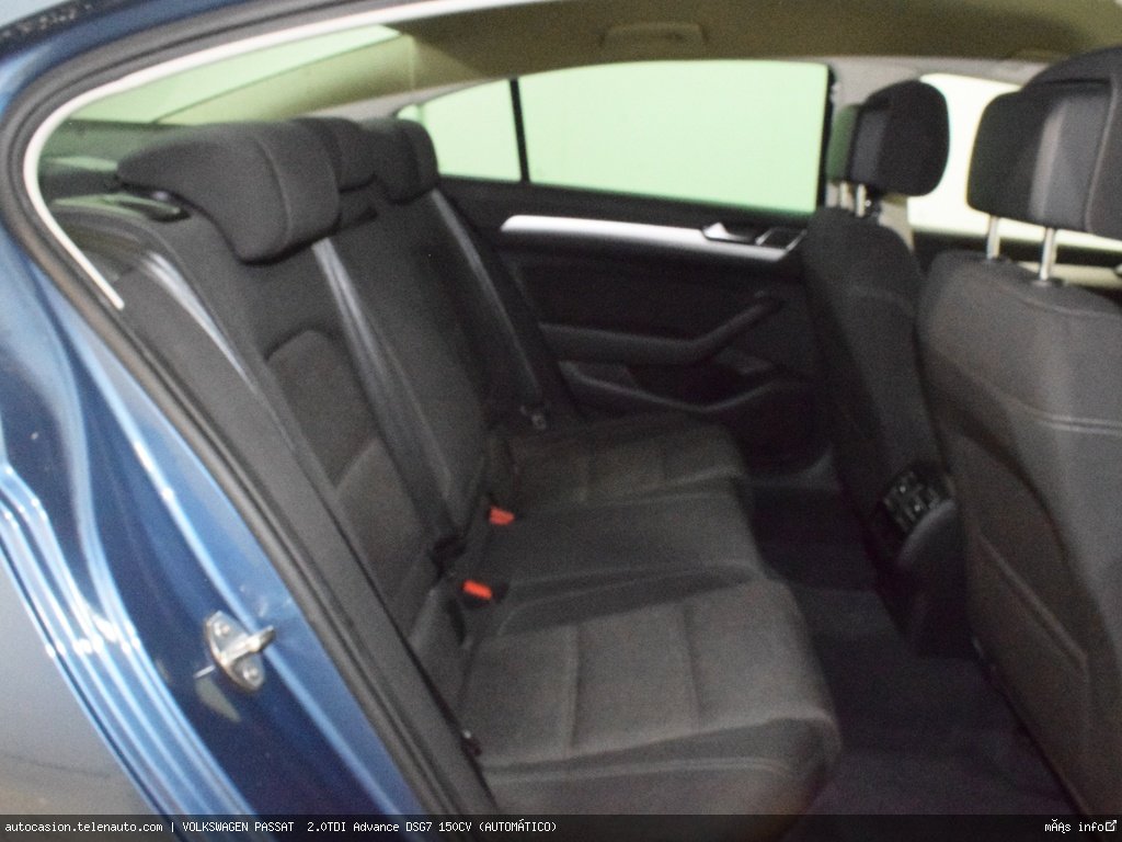 Volkswagen Passat  2.0TDI Advance DSG7 150CV (AUTOMÁTICO) Diesel de segunda mano 8