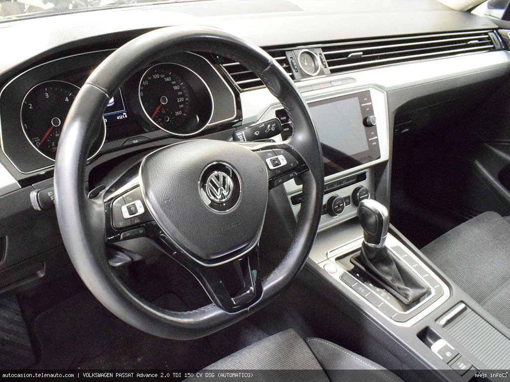 Volkswagen Passat Advance 2.0 TDI 150 CV DSG (AUTOMATICO) Diesel de ocasión 9