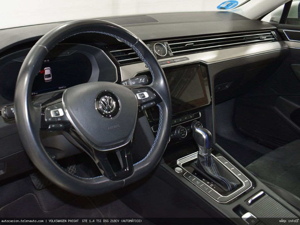 Volkswagen Passat  GTE 1.4 TSI DSG 218CV (AUTOMÁTICO) Hibrido de segunda mano 6