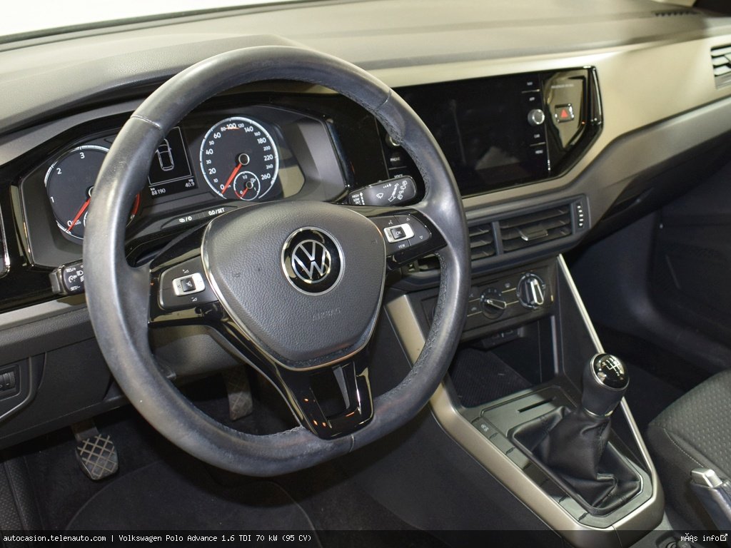 Volkswagen Polo Advance 1.6 TDI 70 kW (95 CV) Diésel de ocasión 6