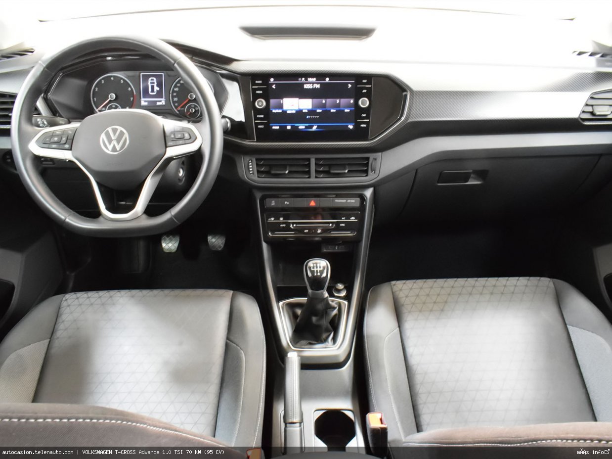 Volkswagen T-cross Advance 1.0 TSI 70 kW (95 CV) Gasolina kilometro 0 de segunda mano 4