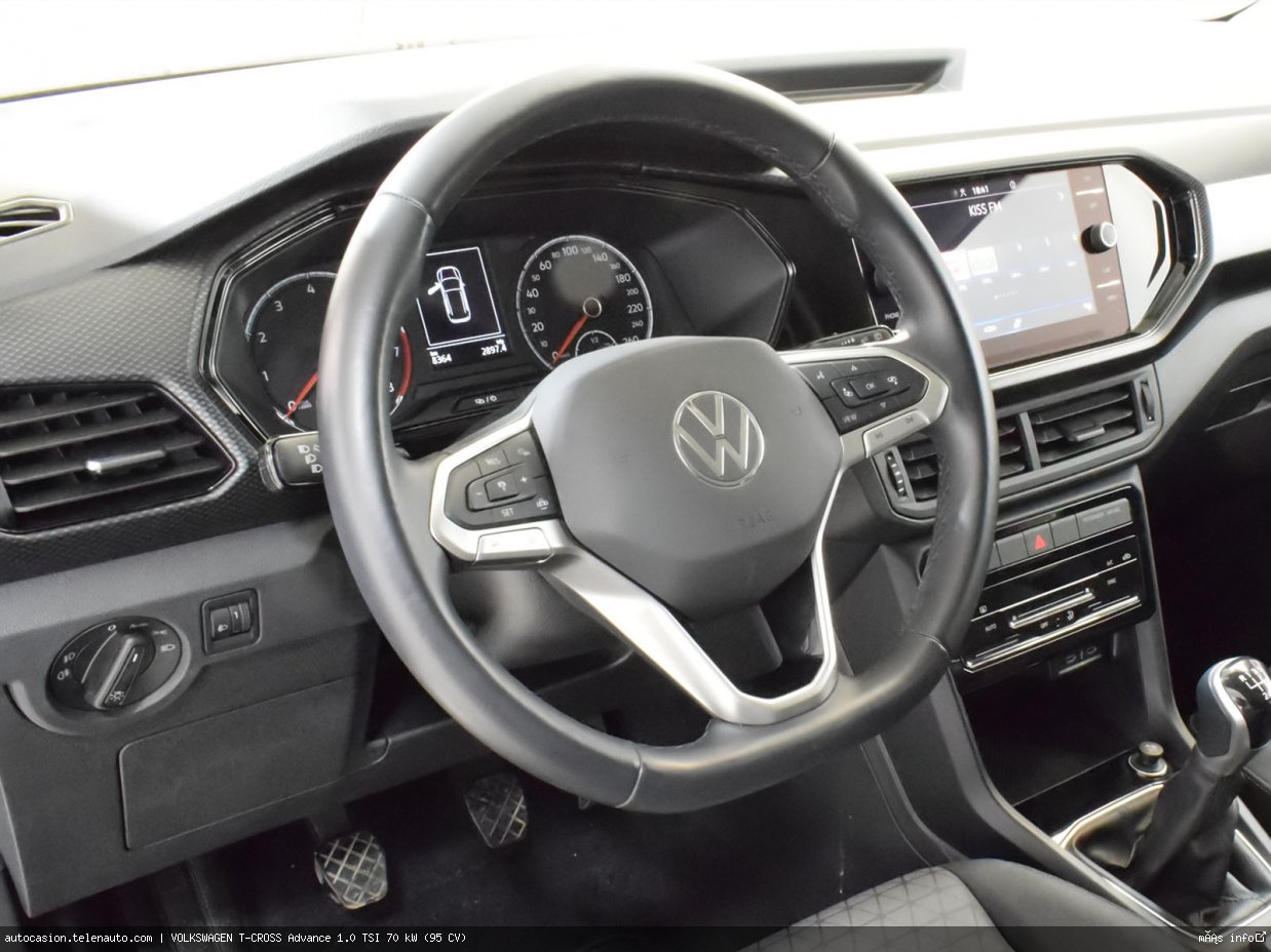 Volkswagen T-cross Advance 1.0 TSI 70 kW (95 CV) Gasolina kilometro 0 de segunda mano 9