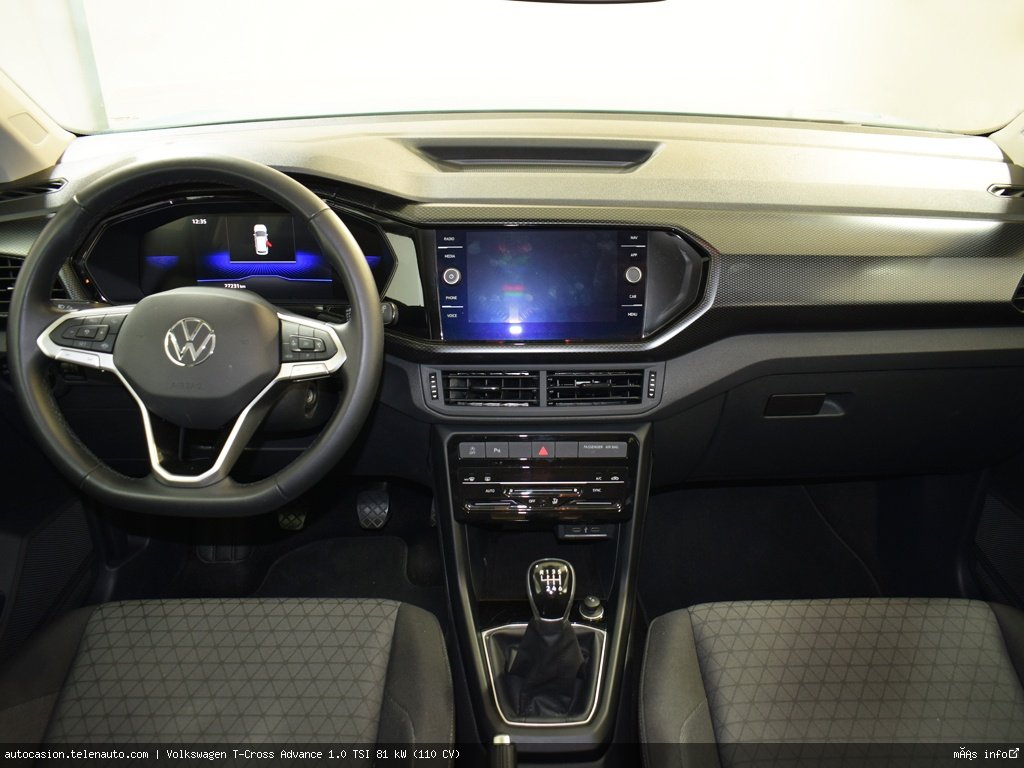 Volkswagen T-cross Advance 1.0 TSI 81 kW (110 CV) Gasolina seminuevo de ocasión 4
