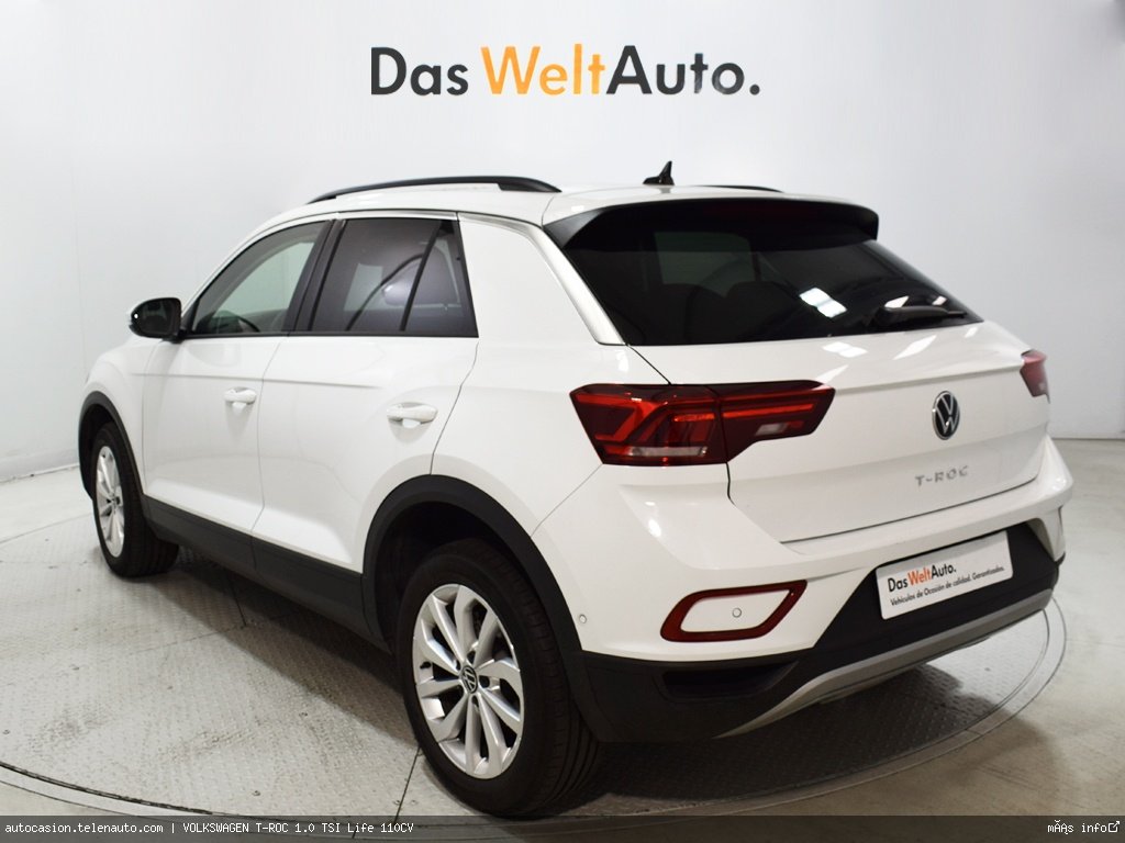 Volkswagen T-roc 1.0 TSI Life 110CV Gasolina seminuevo de segunda mano 4