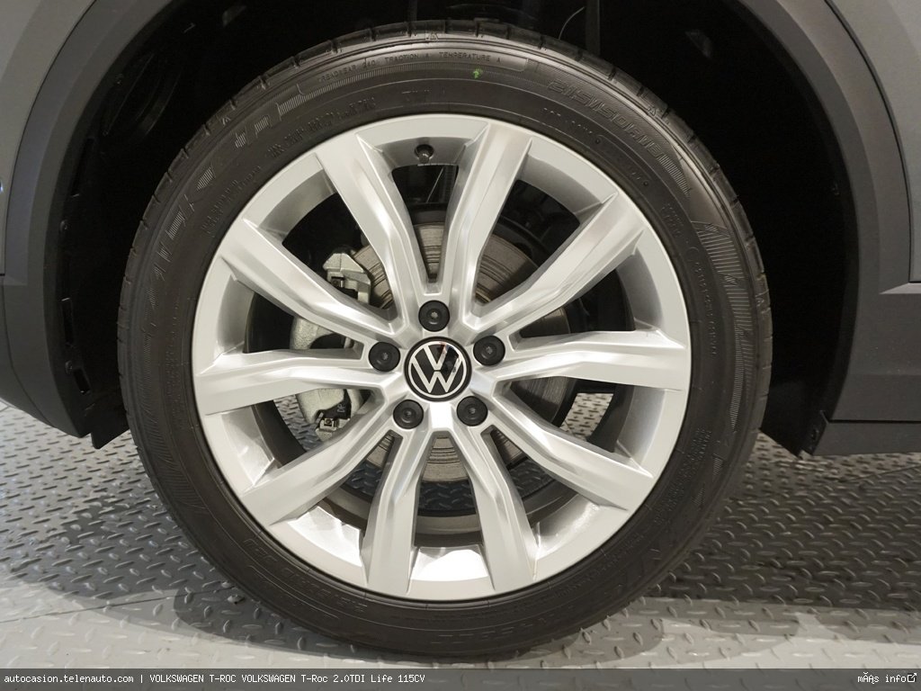 Volkswagen T-roc VOLKSWAGEN T-Roc 2.0TDI Life 115CV Diesel kilometro 0 de segunda mano 15