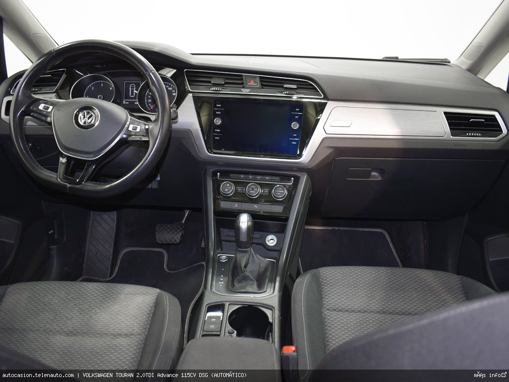 Volkswagen Touran 2.0TDI Advance 115CV DSG (AUTOMÁTICO)  Diesel de segunda mano 6